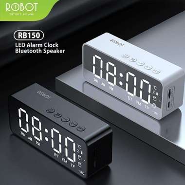 SPEAKER ROBOT RB150 BLUETOOTH 5.0-DOUBLE ALARM CLOCK