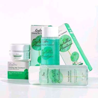 REGLOW Paket Cantik Skincare Glowing Cream Toner Facial Wash Original