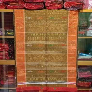 SADUM ANGKOLA CANTIK POLOS | ULOS BATAK Orange