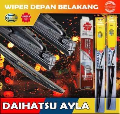 Wiper Depan Belakang Agya Ayla HELLA SAKURA