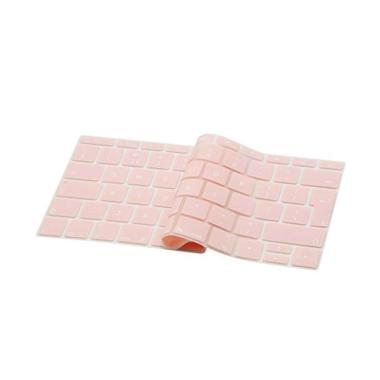 Silicone Keyboard Cover Protector Macbook Pro Touchbar 13 15 inch A1706 A1707 A1398  Pink Muda