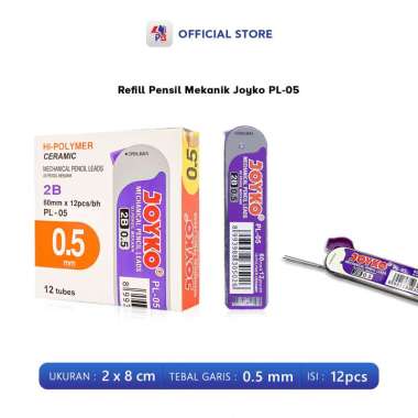 Pensil Mekanik Joyko Seri MP 21 MP 52 dan Refill Pensil 0.5mm 2.0mm Joyko 2B ISI 05MM JOYKO
