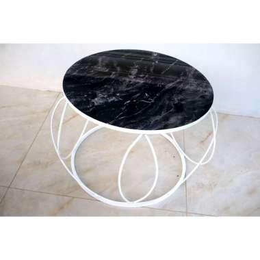 Meja Tamu Minimalis Ruang Tamu /Furniture meja tamu / meja teras / Coffee Table / Meja Bulat Bulat M