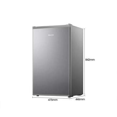 Hisense Kulkas 1 Pintu 91LLemasri Es RR120D4IGN Silver