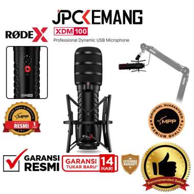 JPC KEMANG Rode X XDM-100 Professional Dynamic USB Microphone XDM100 Mic ORIGINAL