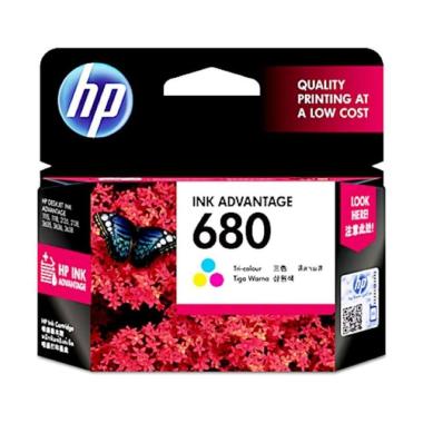 HP 680 Original Ink Cartridge Printer 2135 1115 3630 4520 3830 4650 TRICOLOUR