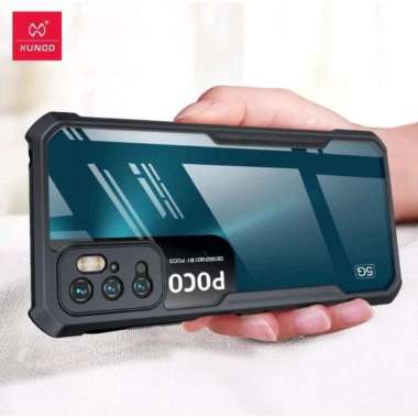 Promo Case Transparan Xiaomi Poco M3 Pro Softcase Clear Back Cover Xiaomi Poco M3 Pro Hitam