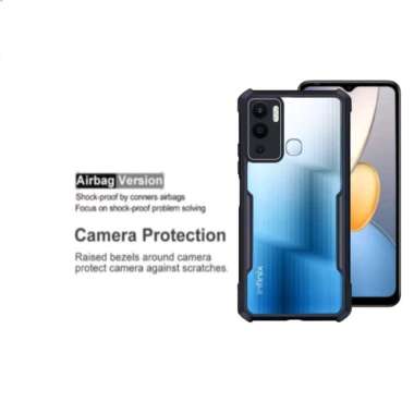 Promo Case Transparan Infinix Hot 12i 2022 Softcase Clear Back Cover Infinix Hot 12i Hitam