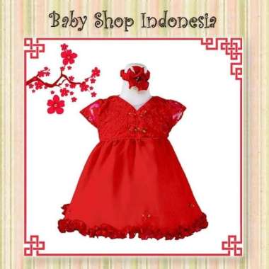 Dress Bayi Merah Baju Bayi Merah Baju Natal Bayi Perempuan Baju Imlek