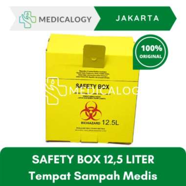 Biohazard Safety Box Tempat Sampah Medis [12.5 L]