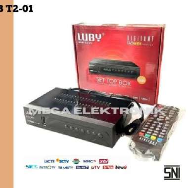 Luby DVB T2-01 Tv Digital SET TOP BOX RECEIVER TV STB DAN DONGLE WIFI