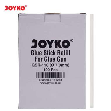 Joyko GSR-110 Glue Stick Refill Lem Bakar Isi Lem Tembak [1 Box / 100 Pcs] Neutral