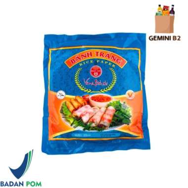 Banh Trang Rice Paper Kulit Lumpia Vietnam 22 cm [400 g]