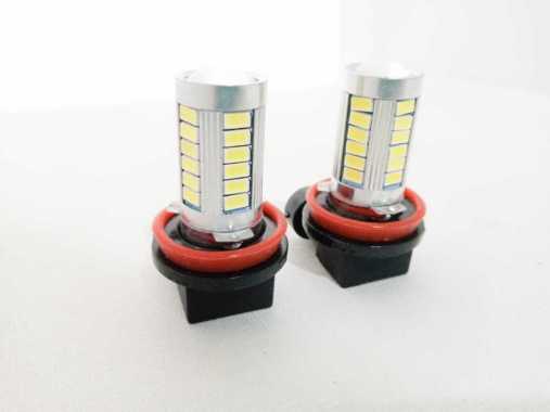 H11 Fog Lamp Bohlam Lampu Mobil [16Watt/Led 33 Mata] Putih