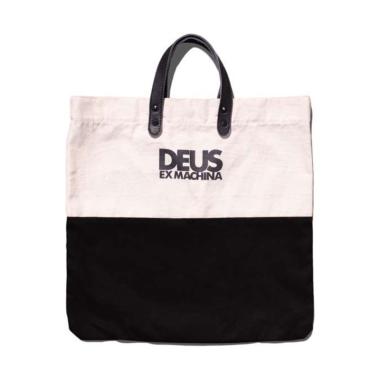 DEUS EX MACHINA Baronas Caps Tas Wanita BLACK CREAM