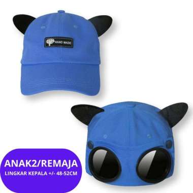 Baseball cap : GOGGLES KID EAR CAP - Topi baseball topi pria topi wanita topi capung topi pilot avia