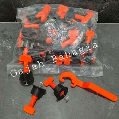 Alat perata keramik granit putar Reusable tile leveling system