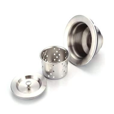 Rezeki Abadi Stainless Afur Bak Cuci Piring & Afur Sink Saringan Cuci Piring silver dop