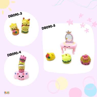 Mainan Boneka Kecil DB090-3 (Num Noms)/DB090-4 (Num Noms Cup)/DB090-5 (Nun Noms Mirror)