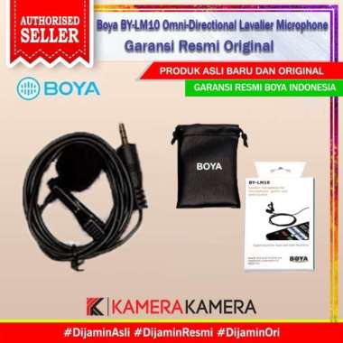 Jual Boya By Lm10 Omni Directional Lavalier Microphone Garansi Resmi Original Online Agustus 2020 Blibli Com