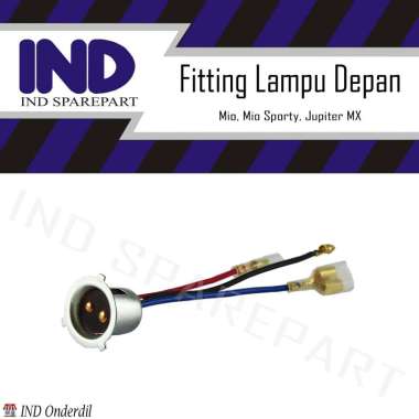 IND Onderdil Soket Lampu Depan Motor for Yamaha Mio/ Mio Sporty/ Fino SILVER
