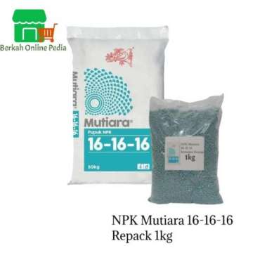 NPK 16 16 16 1kg Pupuk Mutiara NPK 16 16 16 Pemacu Pertumbuhan