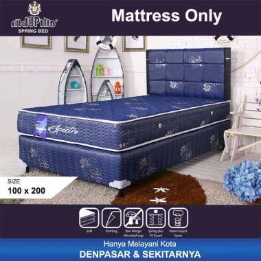 Indopillo Mattress Spectro Kasur Springbed 150 x 200 blue sea