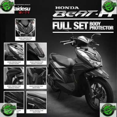 Cover Protector Stiker Pelindung Bodi Anti Gores Motor BEAT 2020-2022 Deluxe/Street Body Protector F