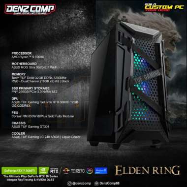 ASUS TUF GAMING PC - Ryzen 9 5900X|RTX 3080Ti|32GB|NVMe|AiO|Mid 2022