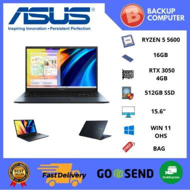 LAPTOP ASUS VIVOBOOK PRO M6500QC RYZEN 5 5600