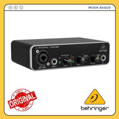 BEHRINGER SOUNDCARD UMC22 / UMC 22 AUDIO INTERFACE WITH MIDAS