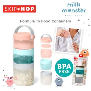 Skip Hop Kids Formula To Food Containers / Tempat Susu Formula Anak / Kontainer susu bubuk
