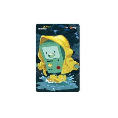 Kartu EMONEY MANDIRI Adventure Time BMO Kartun Movie Kartu Etoll e toll E Money E-money Winlycollect