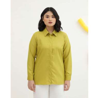 Geulis.id DAILY SHIRT (7 warna) Atasan S LIME