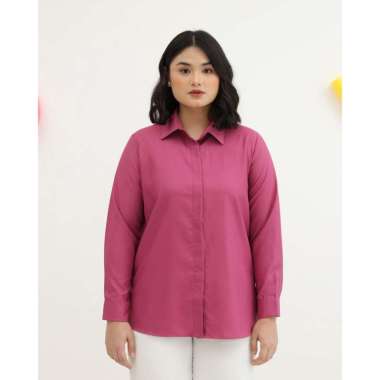 Geulis.id DAILY SHIRT (7 warna) Atasan S MAGENTA