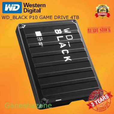 WD Black P10 4TB Harddisk External / Eksternal HDD WD Black 4TB