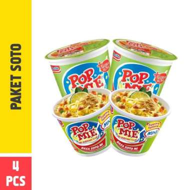 Promo Harga Indomie Pop Mie Instan Soto Ayam 75 gr - Blibli