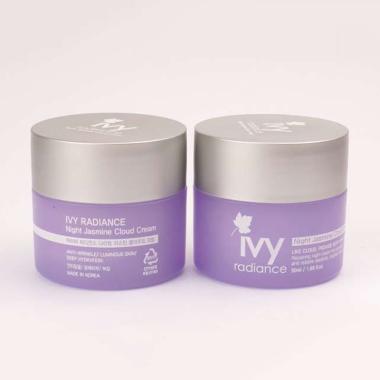 Wijaya Platinum Clinic IVY Radiance Night jasmine Cloud Cream Skincare wajah [50 mL]