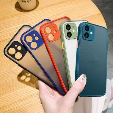 Soft Case Apple Iphone 11 Aero Color Button Matte Camera Frame hijau matcha