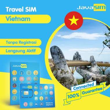 JavaSIM Card Vietnam Unlimited 1GB/Day 7 Hari