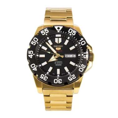 SEIKO 5 Sports Monster SRP490K1 Gold Automatic Original Garansi Resmi
