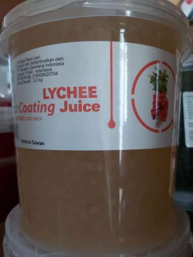 (IMPORT TAIWAN) poping boba leci 3,2kg Poping boba lychee popping boba coating Juice 3,2kg