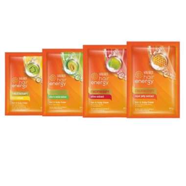Makarizo Hair Energy Fibertherapy Hair & Scalp Creambath Sachet 60gr Royal Jelly