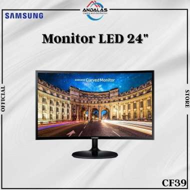 Monitor Samsung 24" Inch Curved LED - C24F390 Full HD