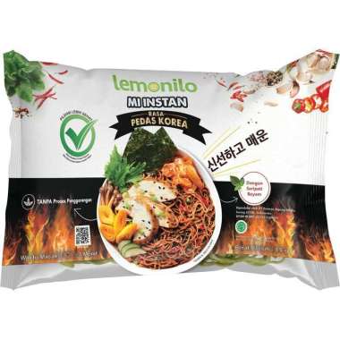 Promo Harga Lemonilo Mi Instan Mi Goreng Rasa Pedas Korea 85 gr - Blibli