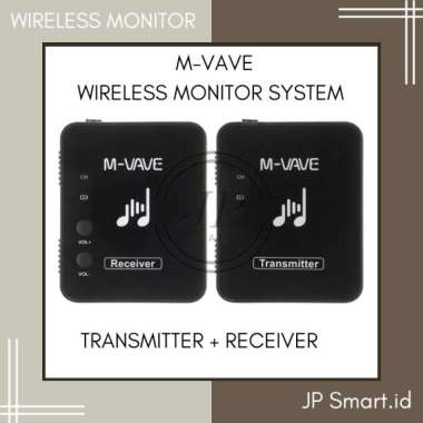 M-VAVE M VAVE IEM Wireless Ear Monitor Personal earphone Wave Audio TRANSMITTER+RECEIVER