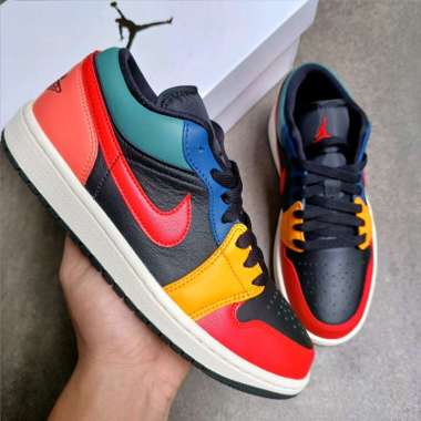 Air Jordan 1 Low SE Black Multi-Color (W) || multicolor multi color