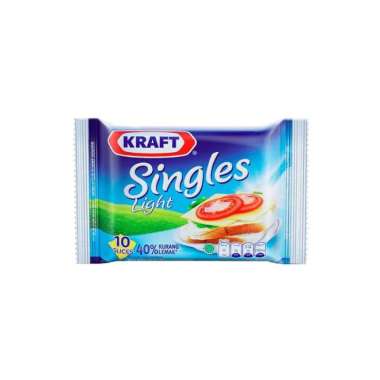 Promo Harga Kraft Singles Cheese Light 167 gr - Blibli