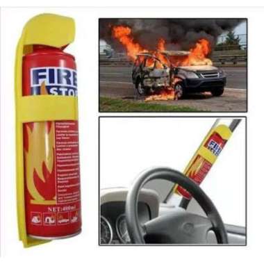 Fire Stop Apar Tabung Pemadam Kebakaran - Alat Pemadan Kebakaran Mobil [400 Ml] Red