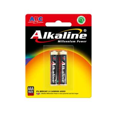 ABC Baterai Alkaline A3 BP2 HITAM